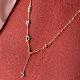 POH KONG 916/22K Gold Tranz Love Necklace