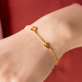 POH KONG 916/22K Gold Tranz Love bracelet