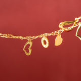 POH KONG 916/22K Gold Tranz Love Bracelet