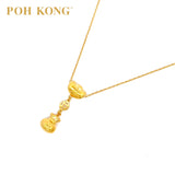 Kalung Beg Harta Karun POH KONG 916/22K Emas Kuning