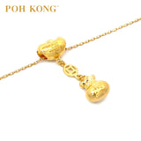 Kalung Beg Harta Karun POH KONG 916/22K Emas Kuning