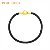 POH KONG Wire Rope Bracelet - Black